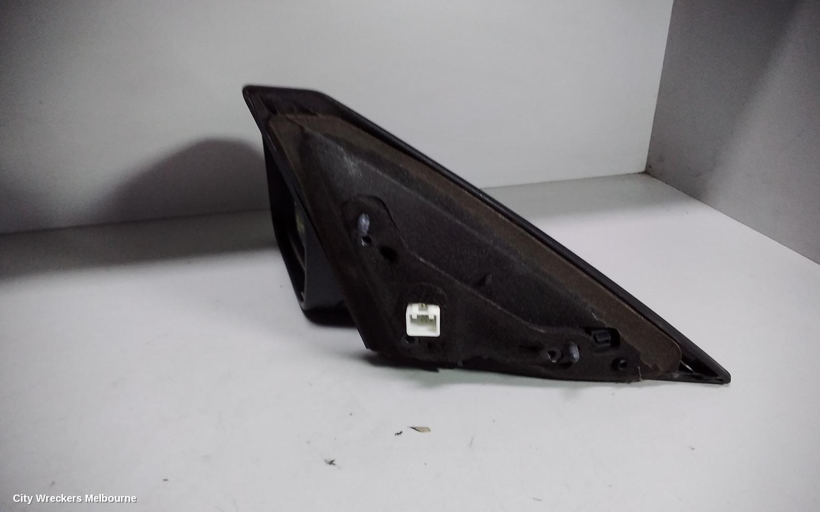 MAZDA 3 LEFT DOOR MIRROR, BK, MANUAL, SEDAN/HATCH, 01/2004 - 04/2009
