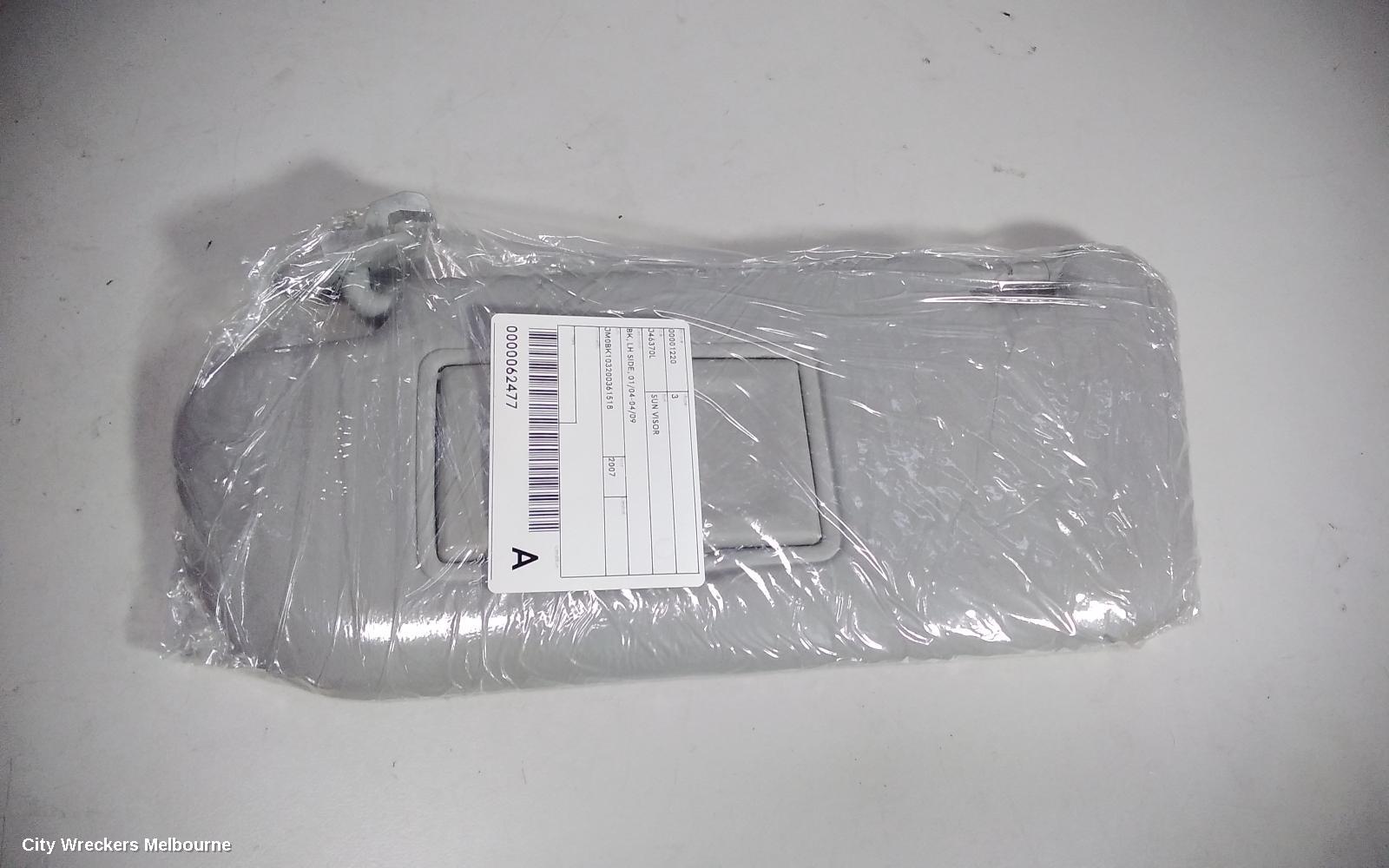 MAZDA 3 SUNVISOR, BK, LH SIDE, 01/2004 - 04/2009