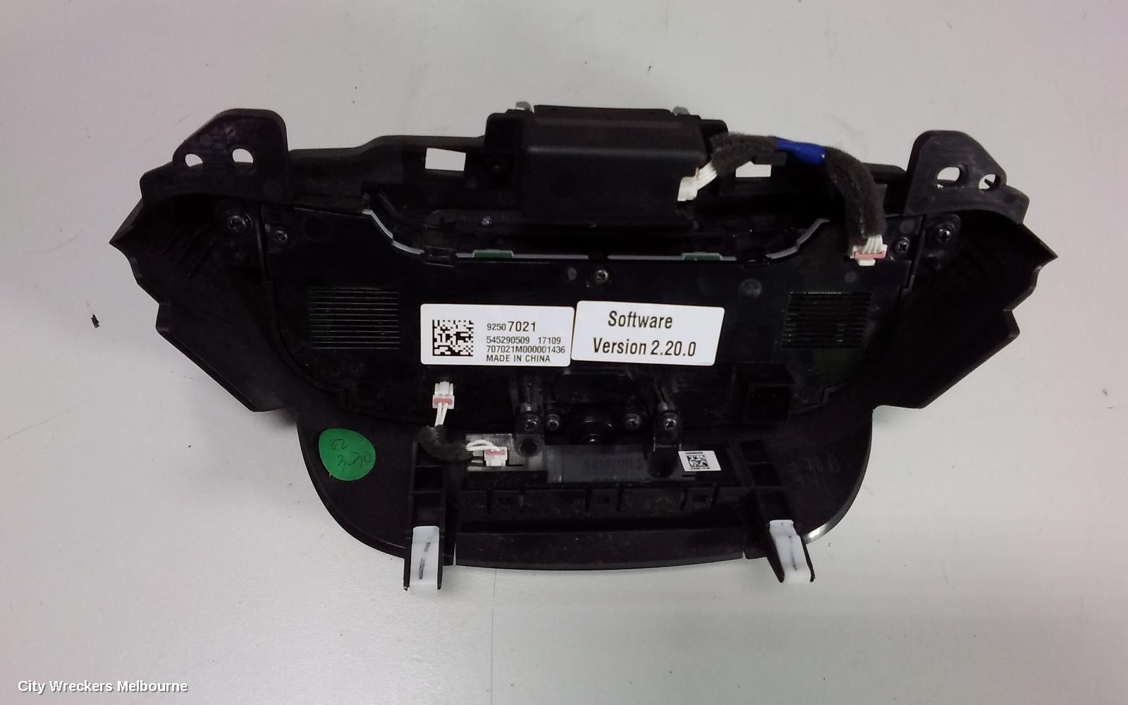 HOLDEN COMMODORE HEATER/AC CONTROLS, VF, 05/2013 - 12/2017