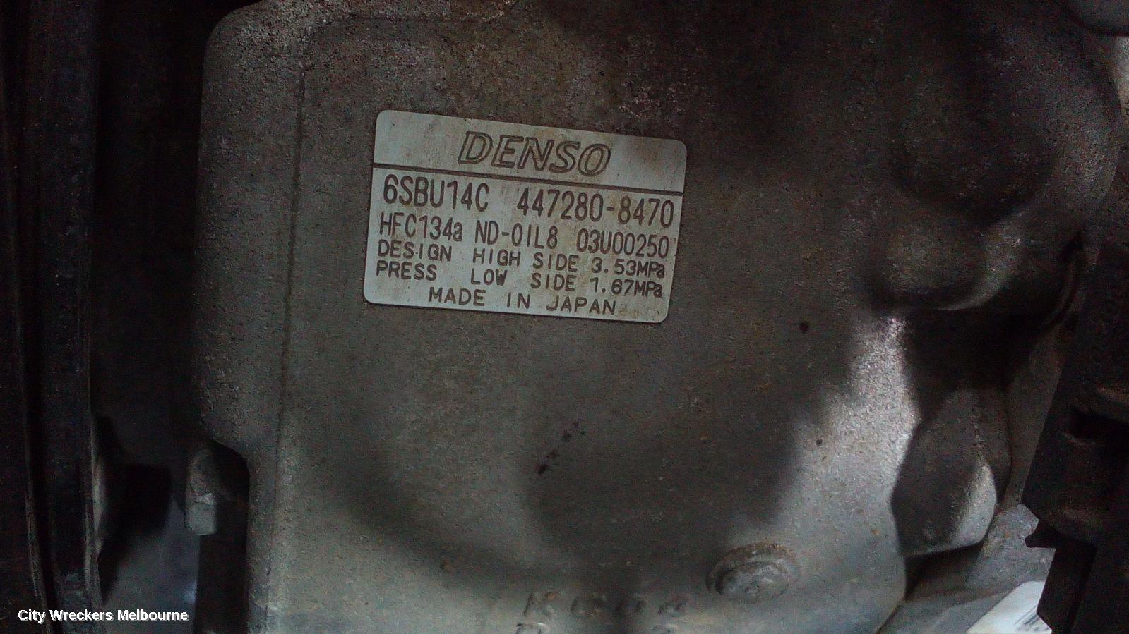 HOLDEN COMMODORE A/C COMPRESSOR, VF, 3.0, 05/2013 - 12/2017