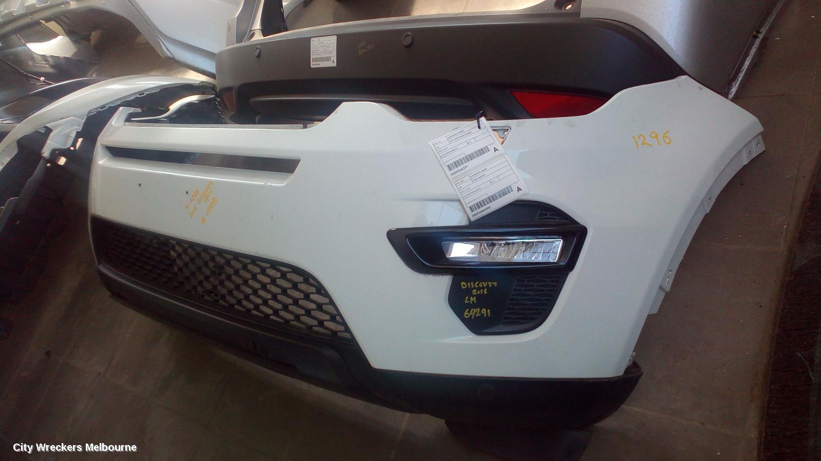 LAND ROVER DISCOVERY SPORT FRONT BUMPER, L550, NON PARK SENSOR, W/ HEADLAMP WASHER TYPE, 01/2015 - 06/2019