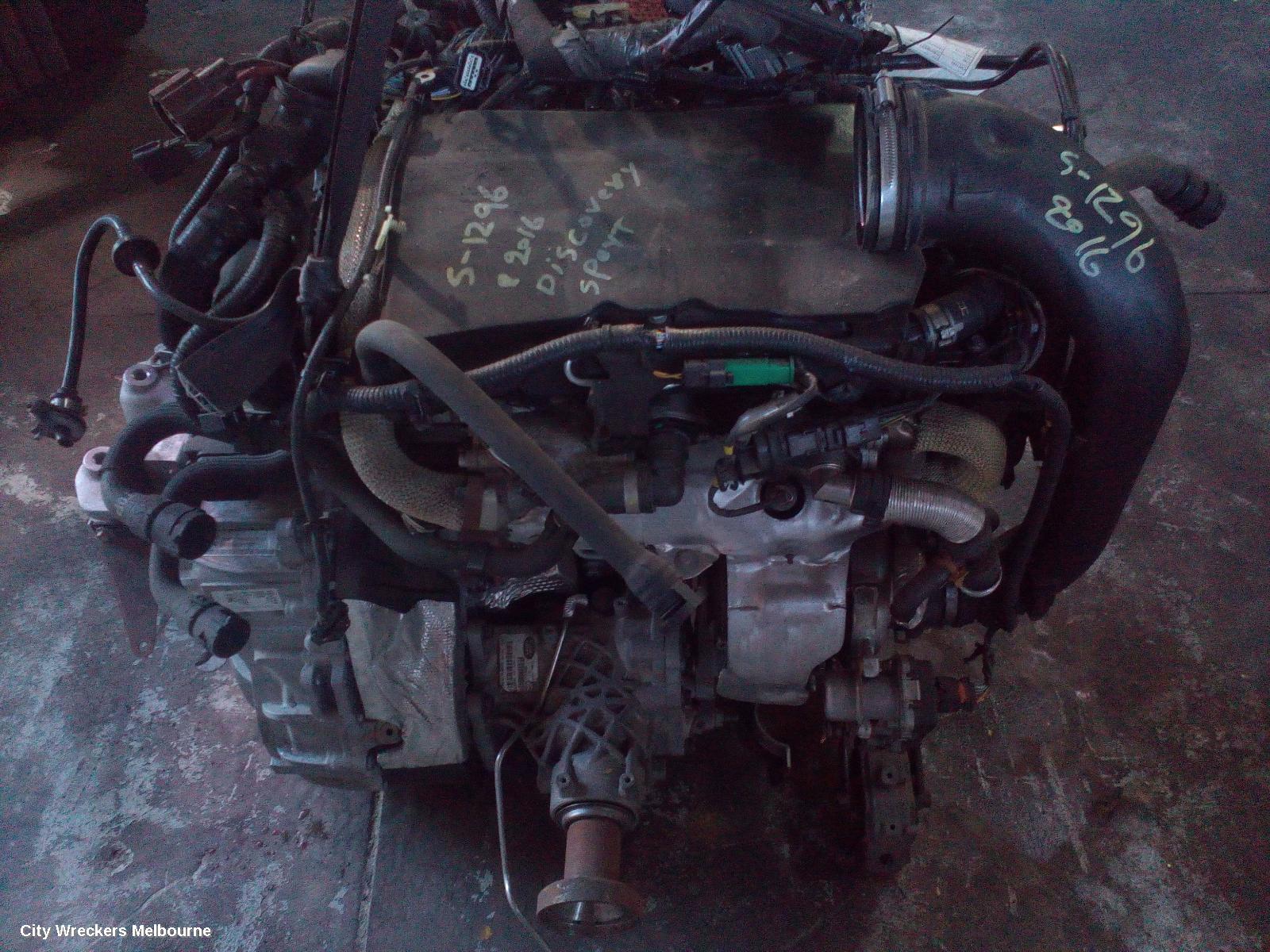 LAND ROVER DISCOVERY SPORT ENGINE, DIESEL, 2.2, TURBO, L550, 01/2015 - 06/2016