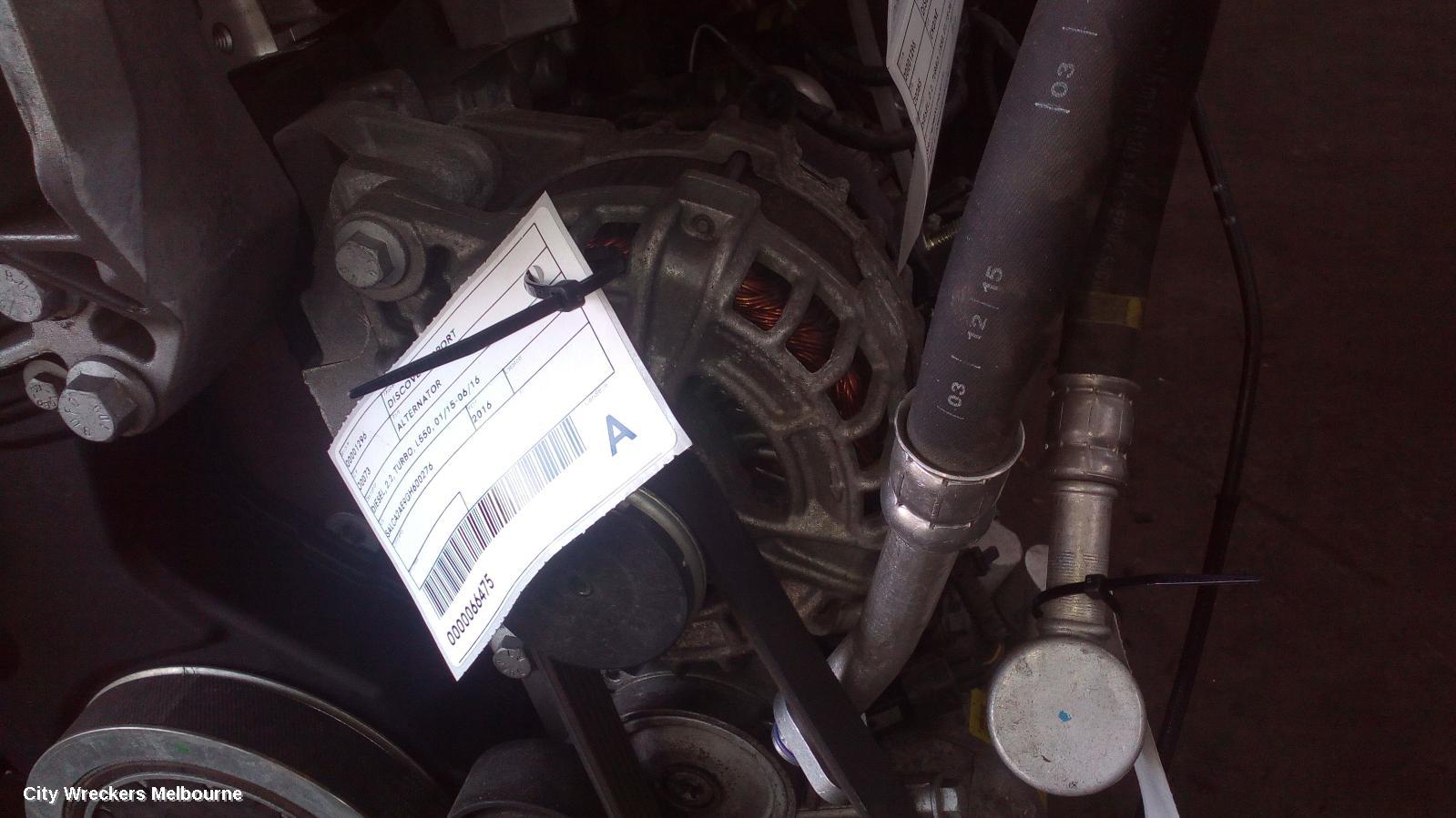 LAND ROVER DISCOVERY SPORT ALTERNATOR, DIESEL, 2.2, TURBO, L550, 01/2015 - 06/2016