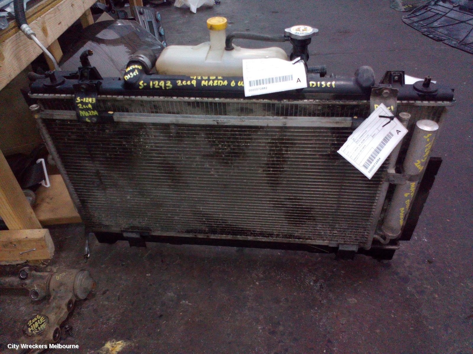 MAZDA 6 FAN, DUAL FAN ASSY, AUTO T/M, GH, 02/2008 - 11/2012