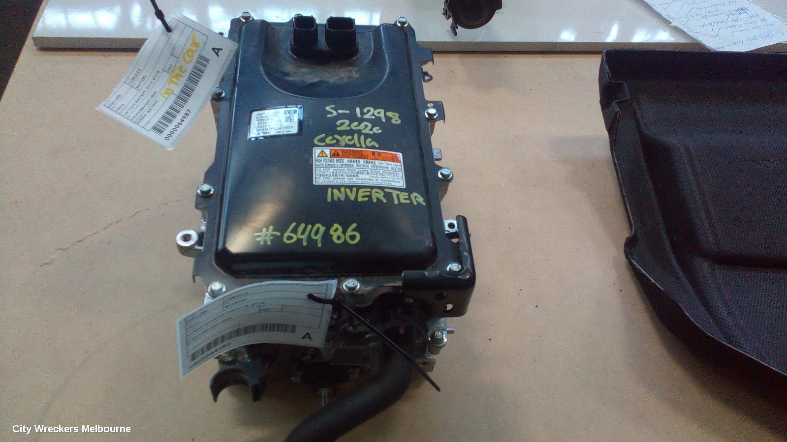TOYOTA COROLLA INVERTER, HYBRID INVERTER, ZWE211R, 07/2018 ONWARDS
