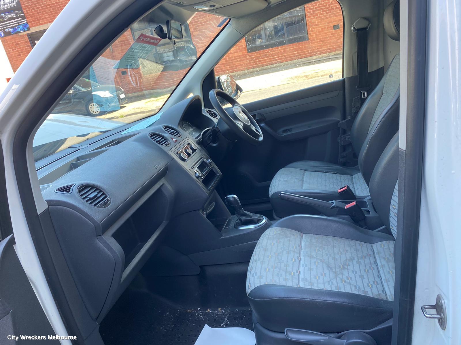 VOLKSWAGEN CADDY FRONT SEAT, LH FRONT, 2K, CLOTH, 08/2010 - 06/2015