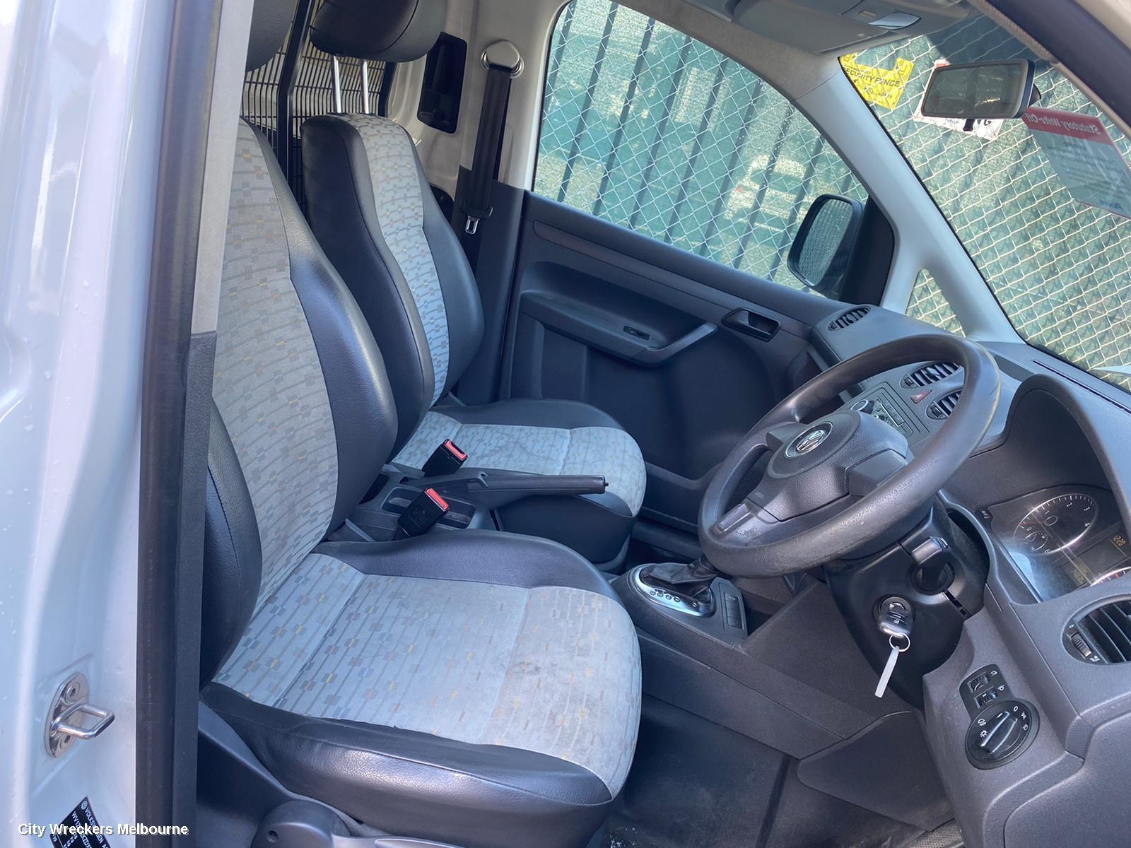 VOLKSWAGEN CADDY FRONT SEAT, LH FRONT, 2K, CLOTH, 08/2010 - 06/2015