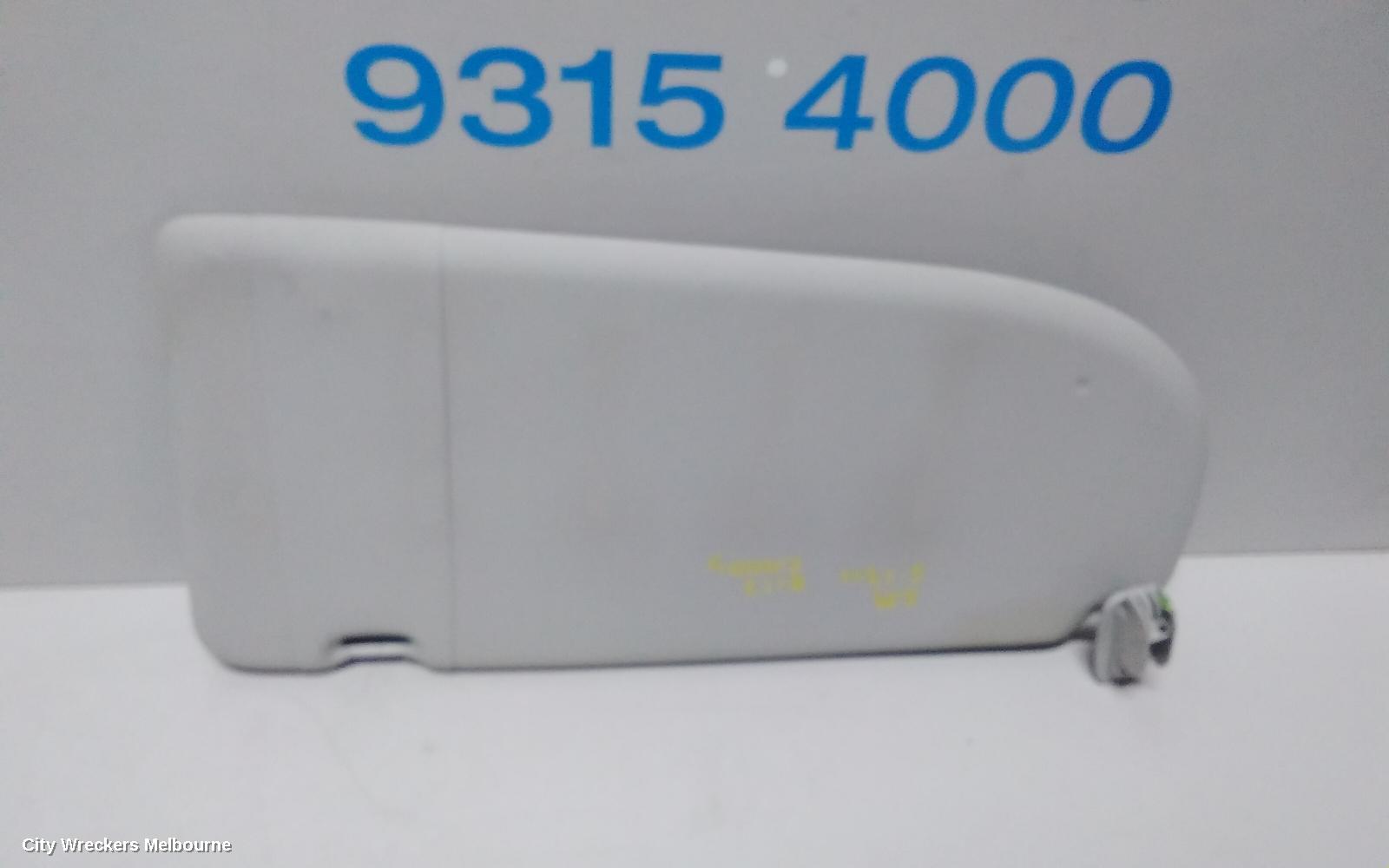 VOLKSWAGEN CADDY SUNVISOR, 2K, LH SIDE, 08/2010 - 06/2015