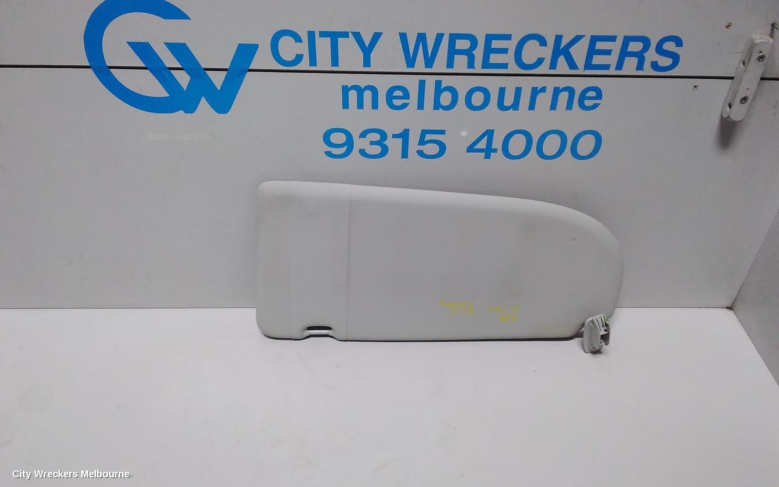 VOLKSWAGEN CADDY SUNVISOR, 2K, LH SIDE, 08/2010 - 06/2015