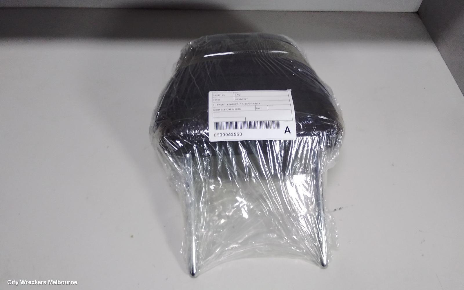 HONDA CRV HEADREST, RH FRONT, LEATHER, RE, 03/2007 - 10/2012