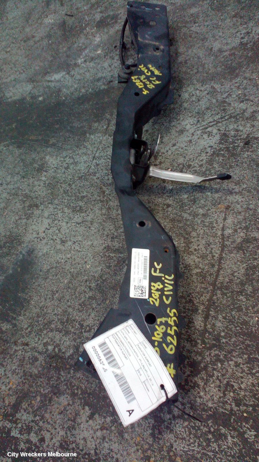 HONDA CIVIC RADIATOR SUPPORT, 10TH GEN, SEDAN/HATCH, VTI-L/RS/VTI-LX, 05/2016 ONWARDS