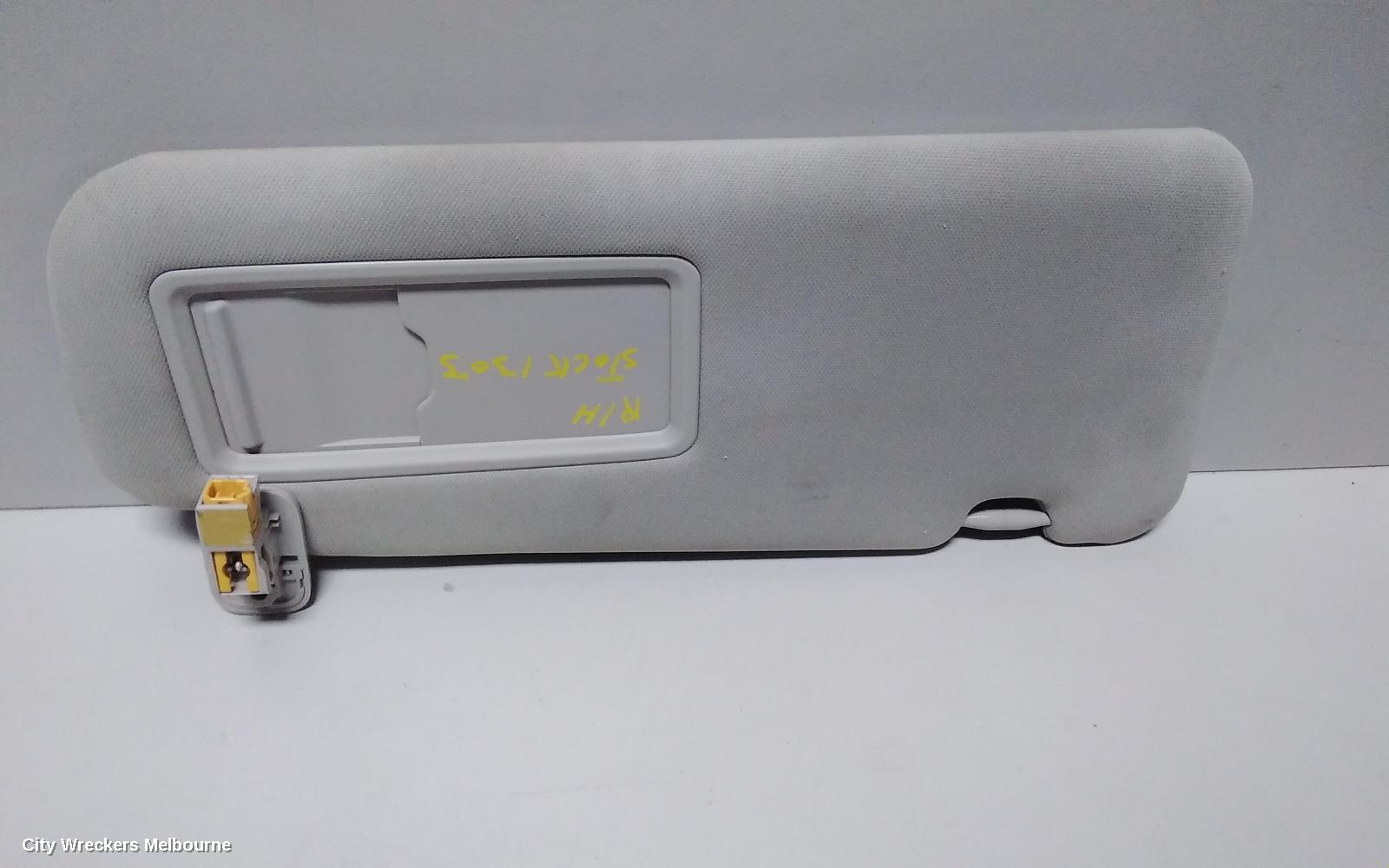 MAZDA CX9 SUNVISOR, TC, RH SIDE, 07/2016 ONWARDS