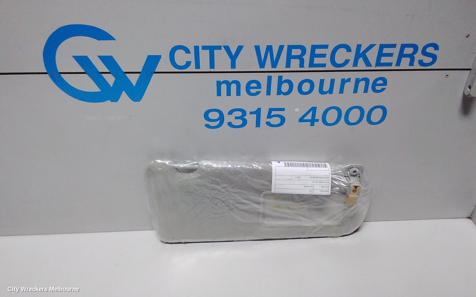 MAZDA CX9 SUNVISOR, TC, RH SIDE, 07/2016 ONWARDS