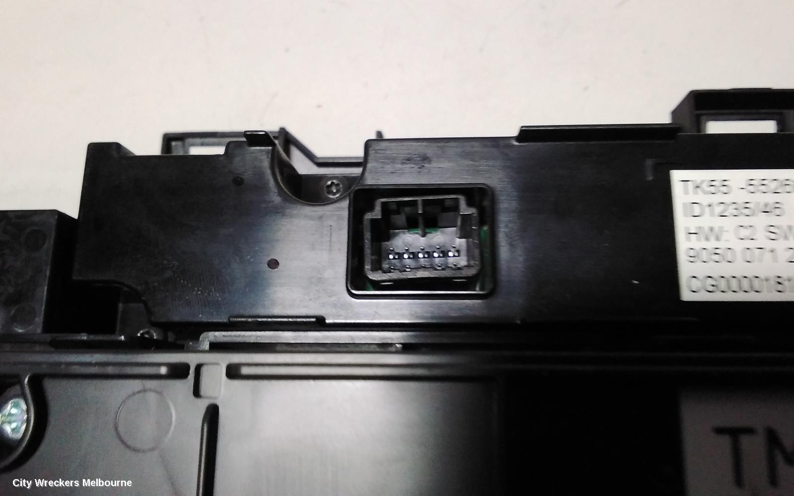 MAZDA CX9 HEATER/AC CONTROLS, FRONT, THREE ZONE CLIMATE CONTROL, NON HEATED SEAT TYPE, TC, SPORT, 07/2016 ONWARDS