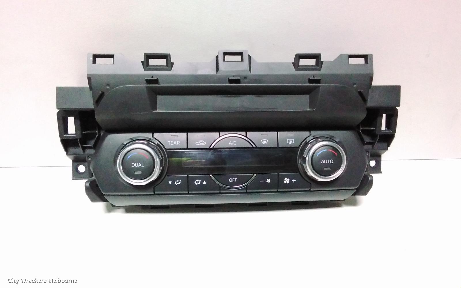 MAZDA CX9 HEATER/AC CONTROLS, FRONT, THREE ZONE CLIMATE CONTROL, NON HEATED SEAT TYPE, TC, SPORT, 07/2016 ONWARDS