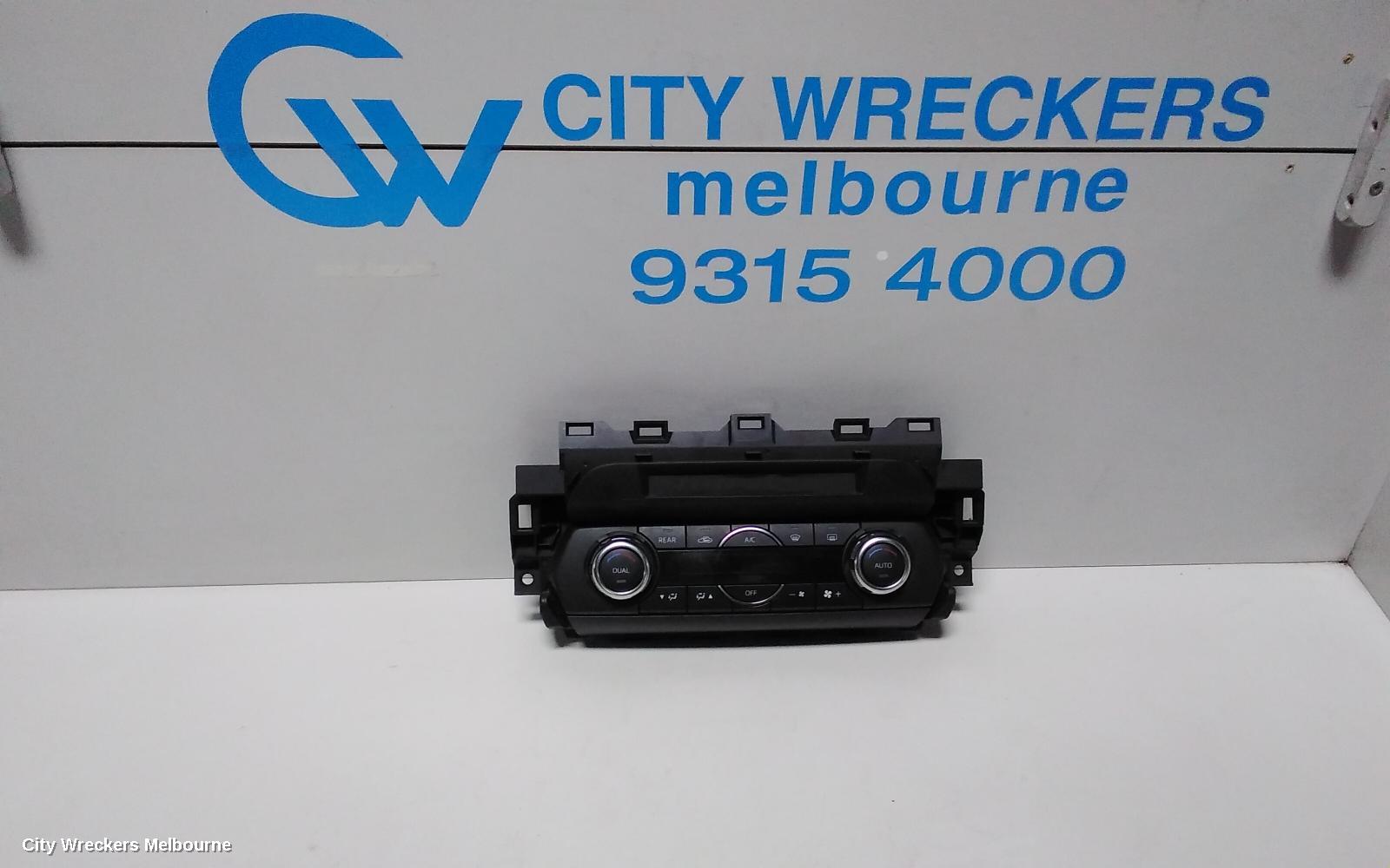 MAZDA CX9 HEATER/AC CONTROLS, FRONT, THREE ZONE CLIMATE CONTROL, NON HEATED SEAT TYPE, TC, SPORT, 07/2016 ONWARDS