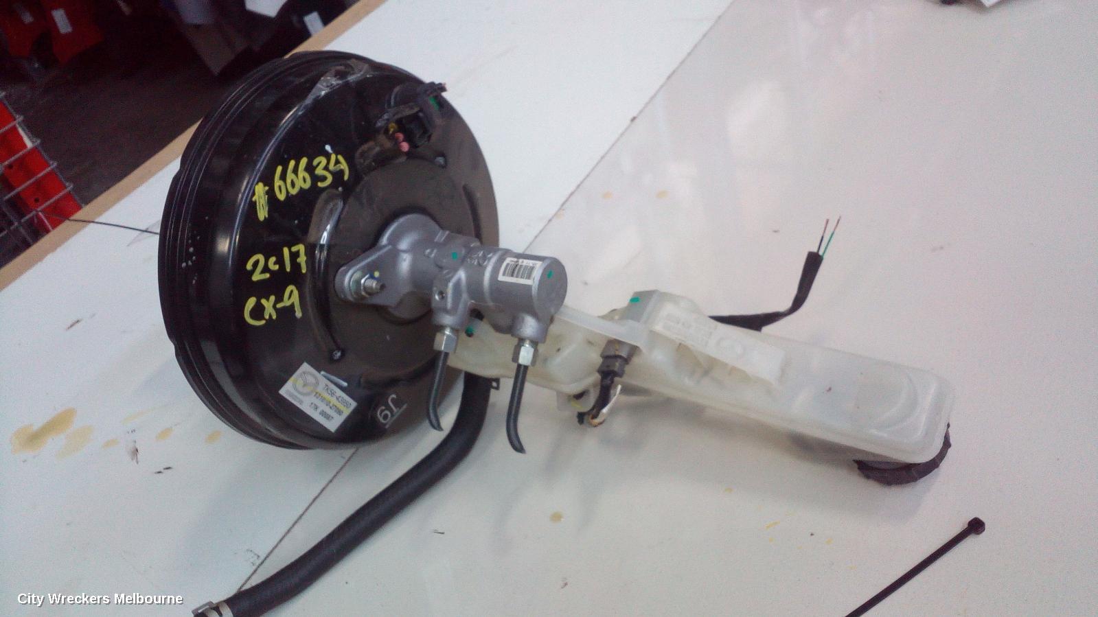 MAZDA CX9 BRAKE BOOSTER, PETROL, 2.5, TURBO, TC, 07/2016 ONWARDS