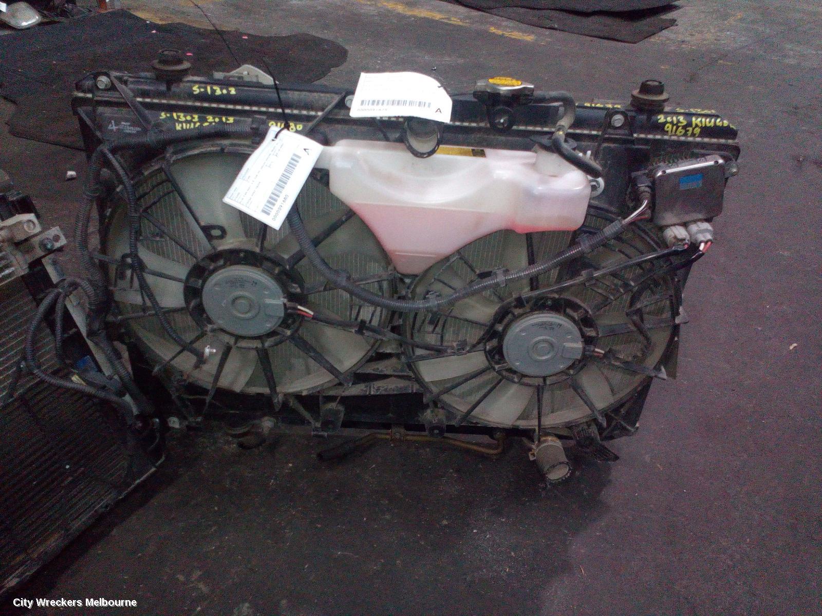 TOYOTA KLUGER FAN, DUAL FAN ASSY, 3.5, 2GR-FE, GSU40-GSU45, 05/2007 - 02/2014