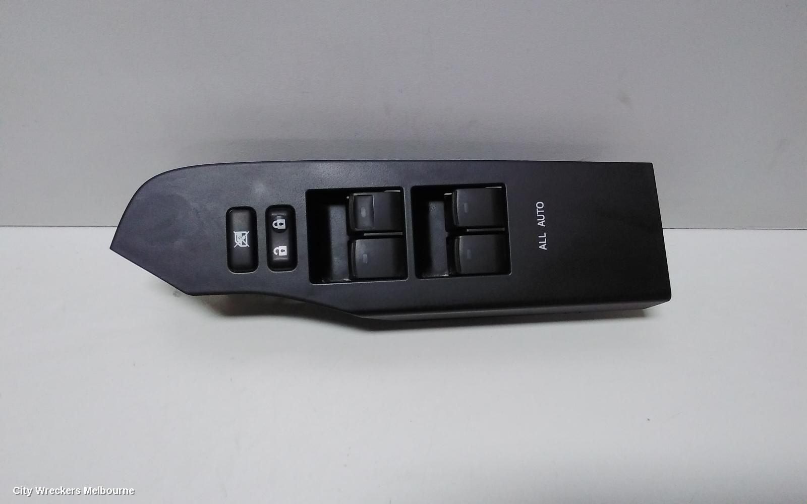 TOYOTA COROLLA PWR DR WIND SWITCH, RH FRONT (MASTER SWITCH), ZRE182R, HATCH, LEVIN ZR (S PACKAGE), 03/2015 - 06/2018