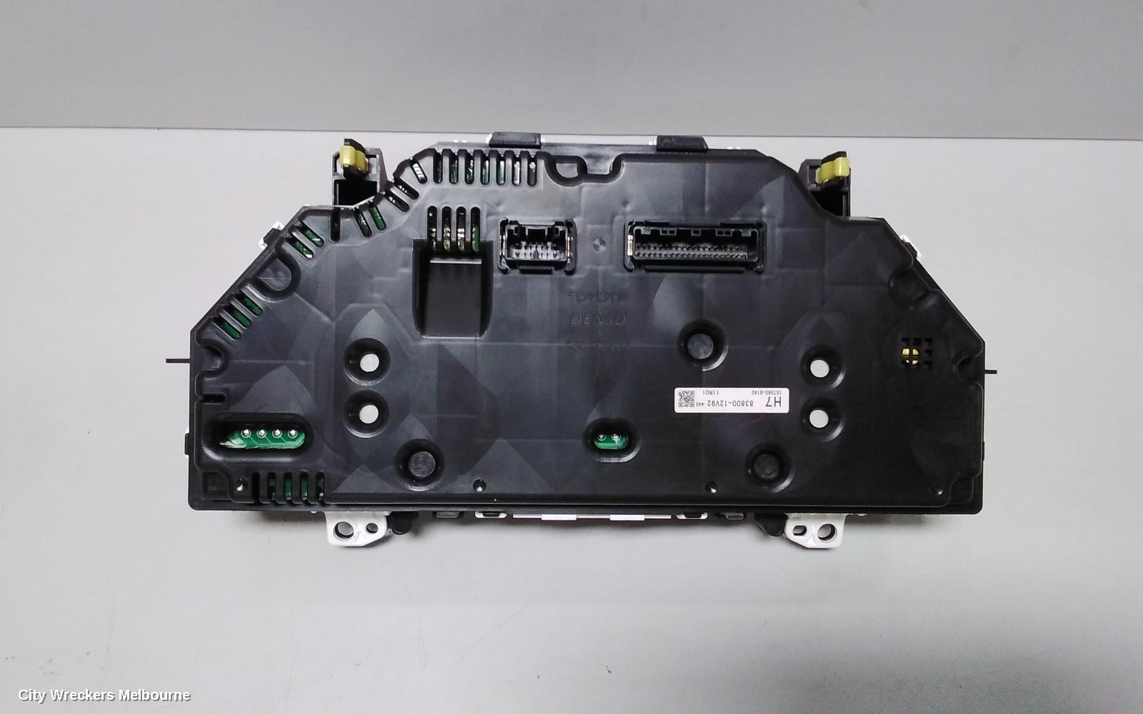 TOYOTA COROLLA INSTRUMENT CLUSTER, 1.8, 2ZR-FE, AUTO T/M, LEVIN SX/ZR, ZRE182R, HATCH, 10/2012 - 05/2015