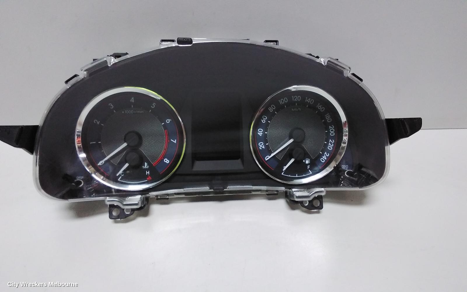 TOYOTA COROLLA INSTRUMENT CLUSTER, 1.8, 2ZR-FE, AUTO T/M, LEVIN SX/ZR, ZRE182R, HATCH, 10/2012 - 05/2015