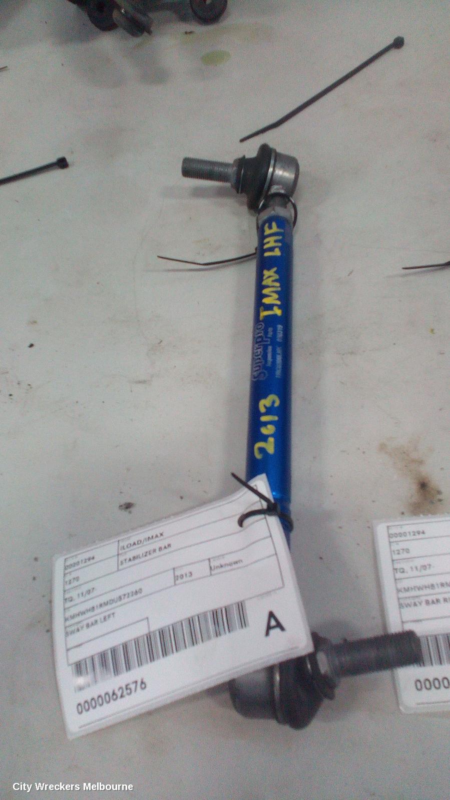 HYUNDAI ILOAD/IMAX STABILISER BAR, TQ, STABILIZER LINK (LH SIDE), 11/2007 - 03/2021