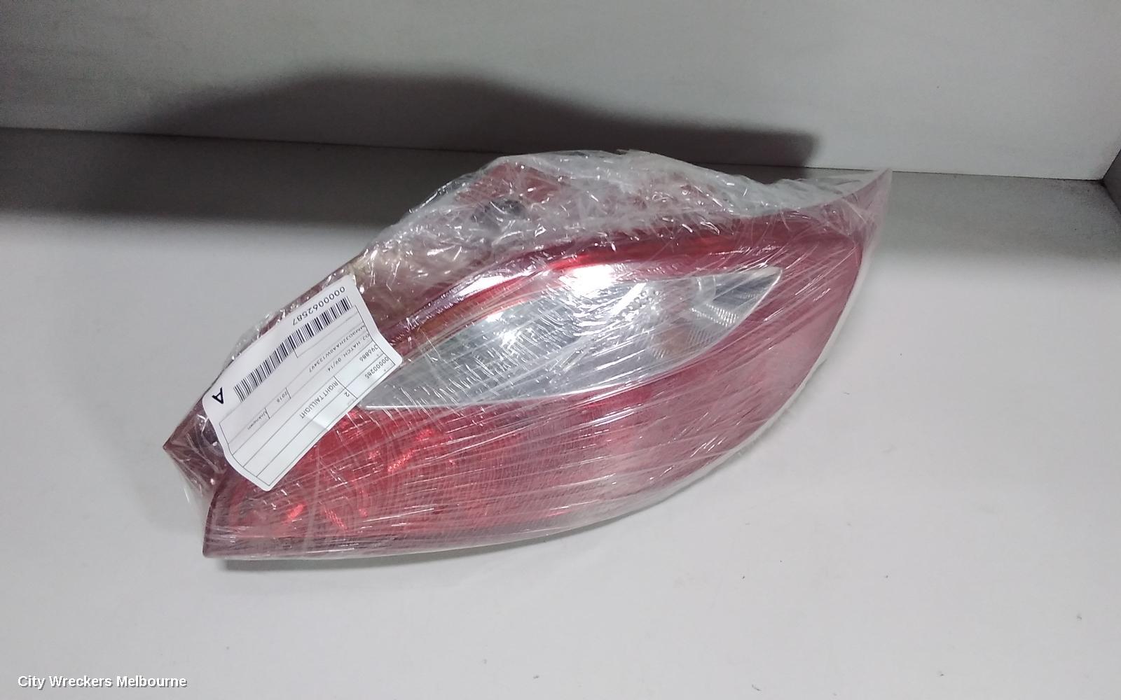 MAZDA 2 RIGHT TAILLIGHT, DJ, HATCH, HALOGEN TYPE, 09/2014 ONWARDS