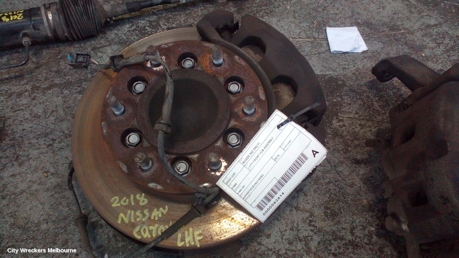 NISSAN NV200 (NZ ONLY) LEFT FRONT HUB ASSEMBLY, VAN 09-