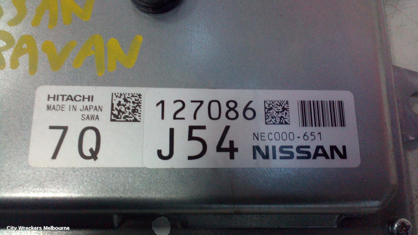 NISSAN NV200 (NZ ONLY) ECU, VAN 09-