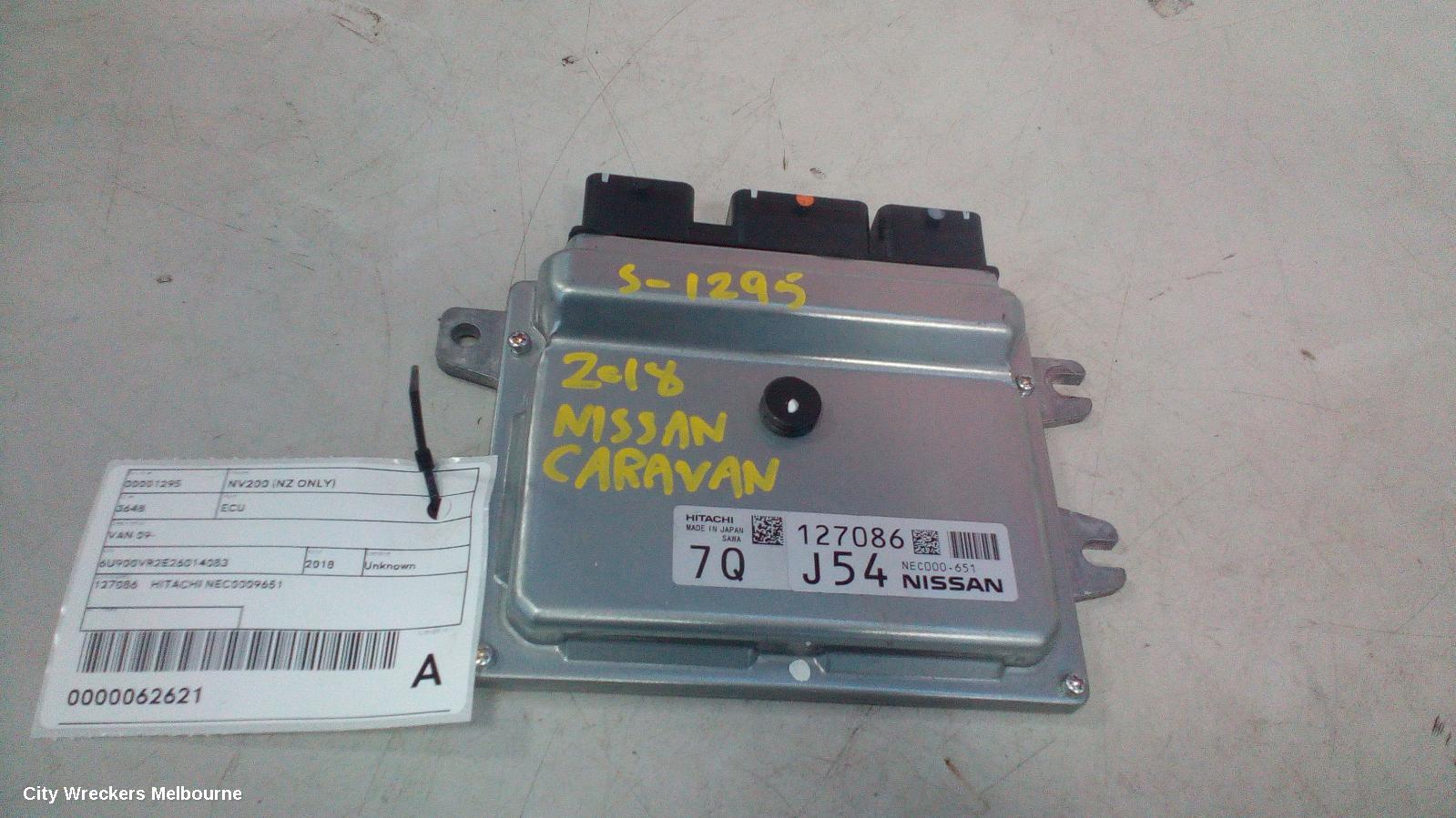 NISSAN NV200 (NZ ONLY) ECU, VAN 09-
