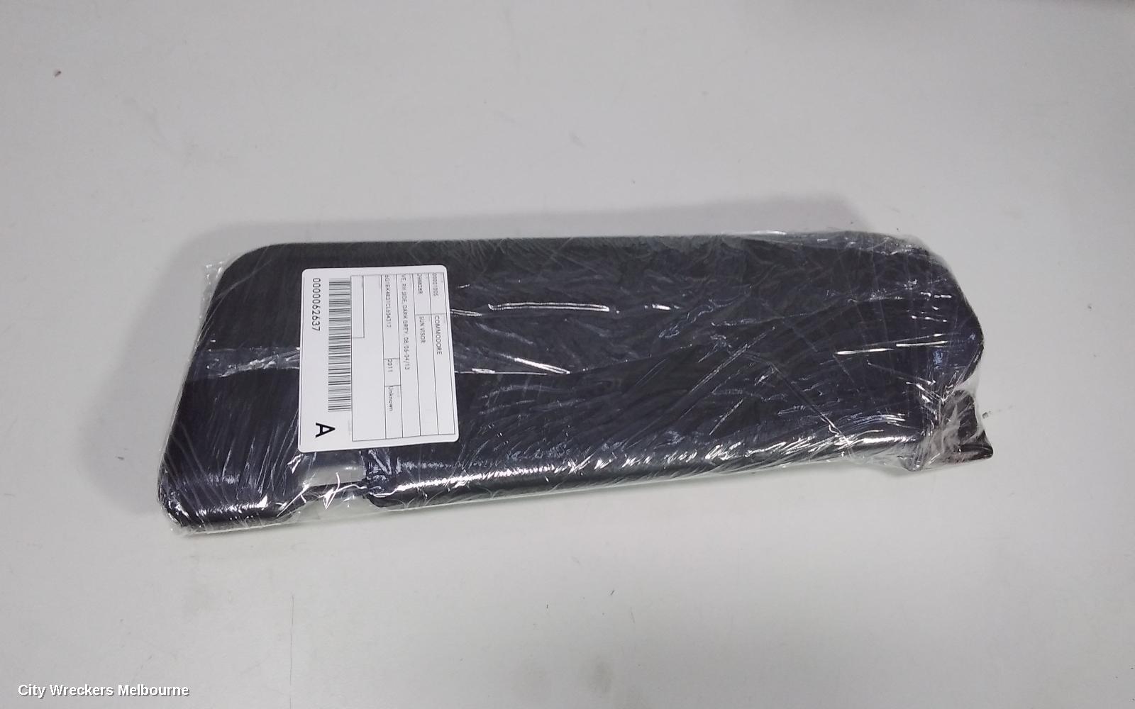 HOLDEN COMMODORE SUNVISOR, VE, RH SIDE, DARK GREY, 08/2006 - 04/2013