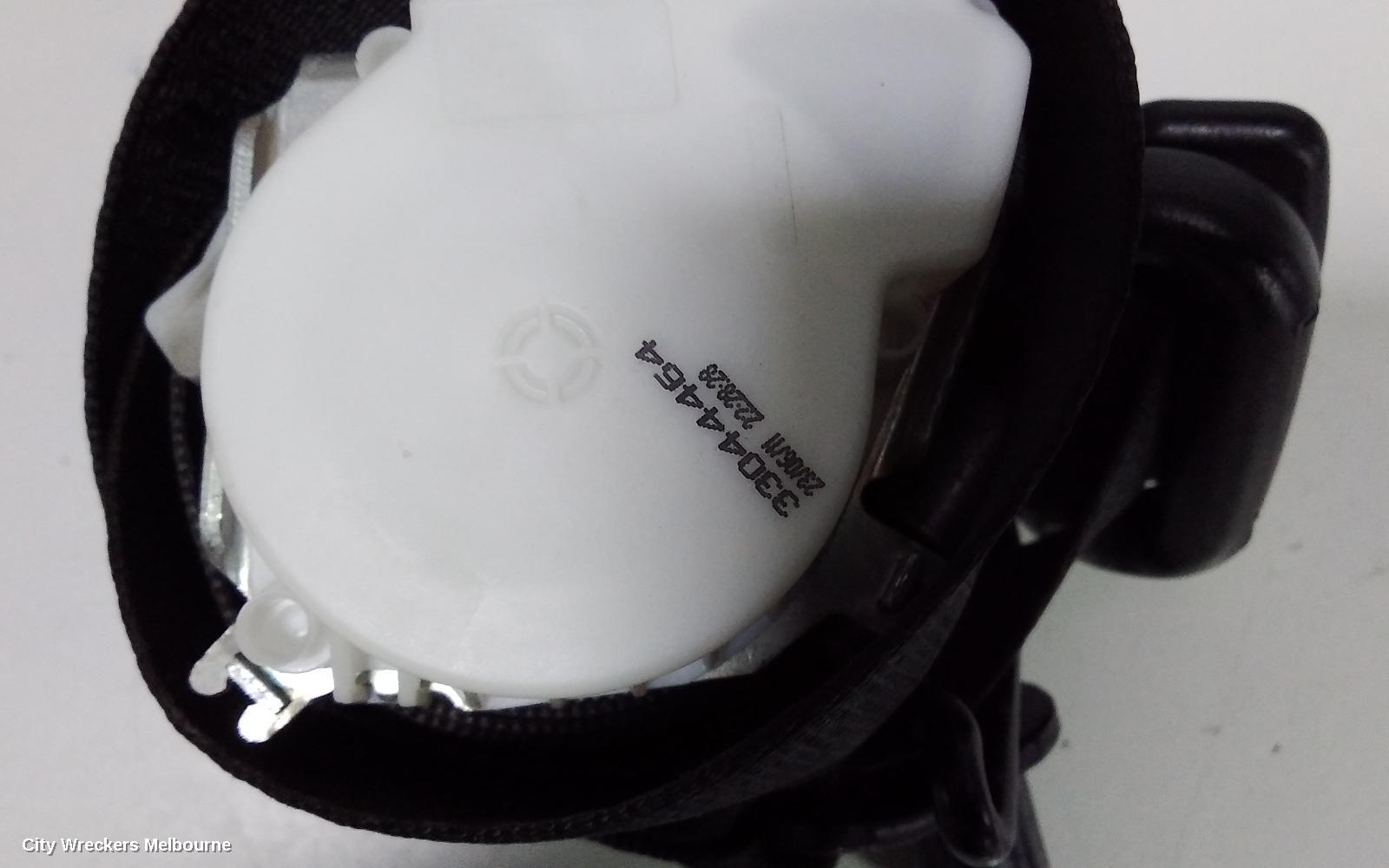 HOLDEN COMMODORE SEATBELT/STALK, RH FRONT, SEAT BELT ONLY, VE, 08/2006 - 04/2013