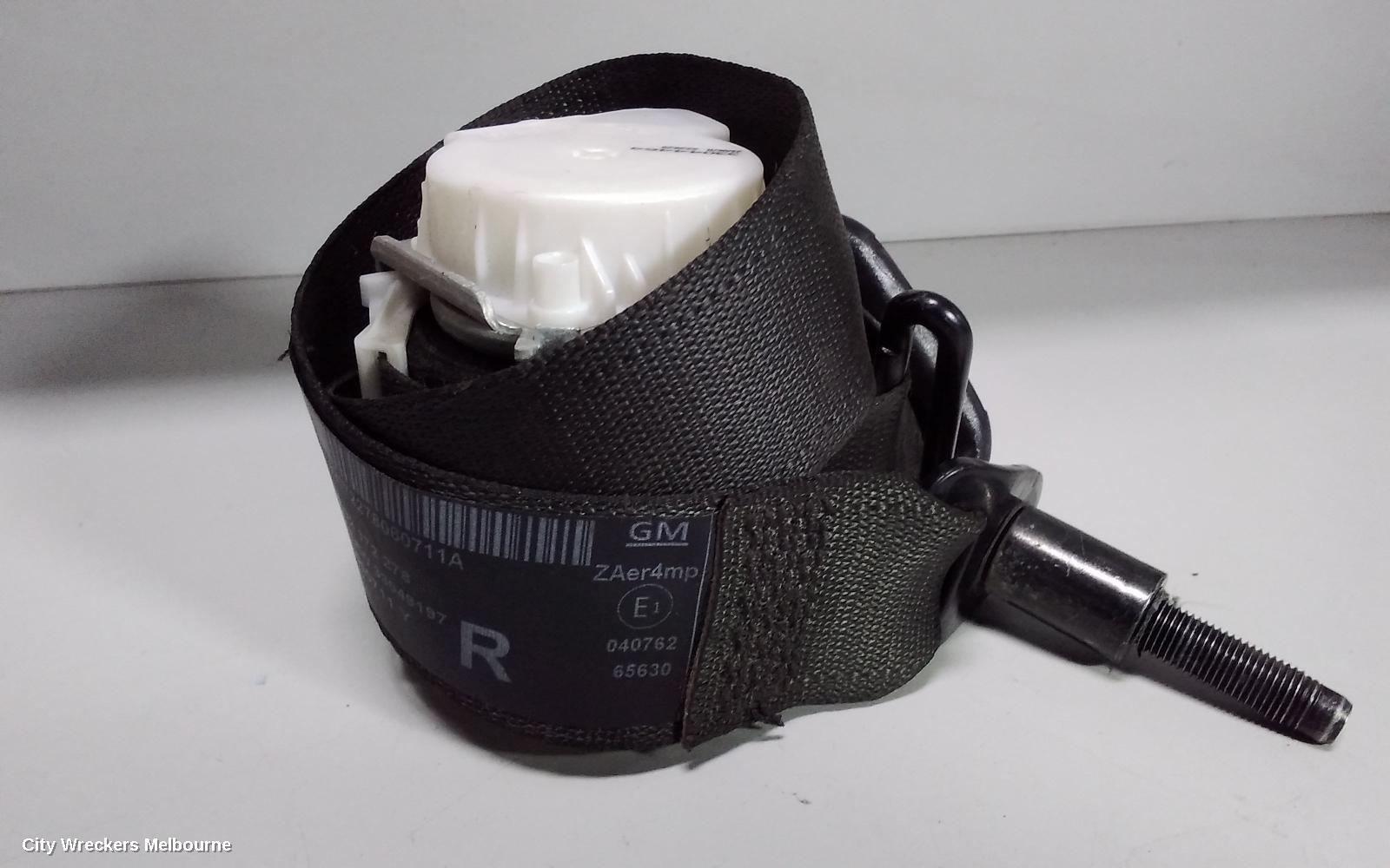 HOLDEN COMMODORE SEATBELT/STALK, RH FRONT, SEAT BELT ONLY, VE, 08/2006 - 04/2013