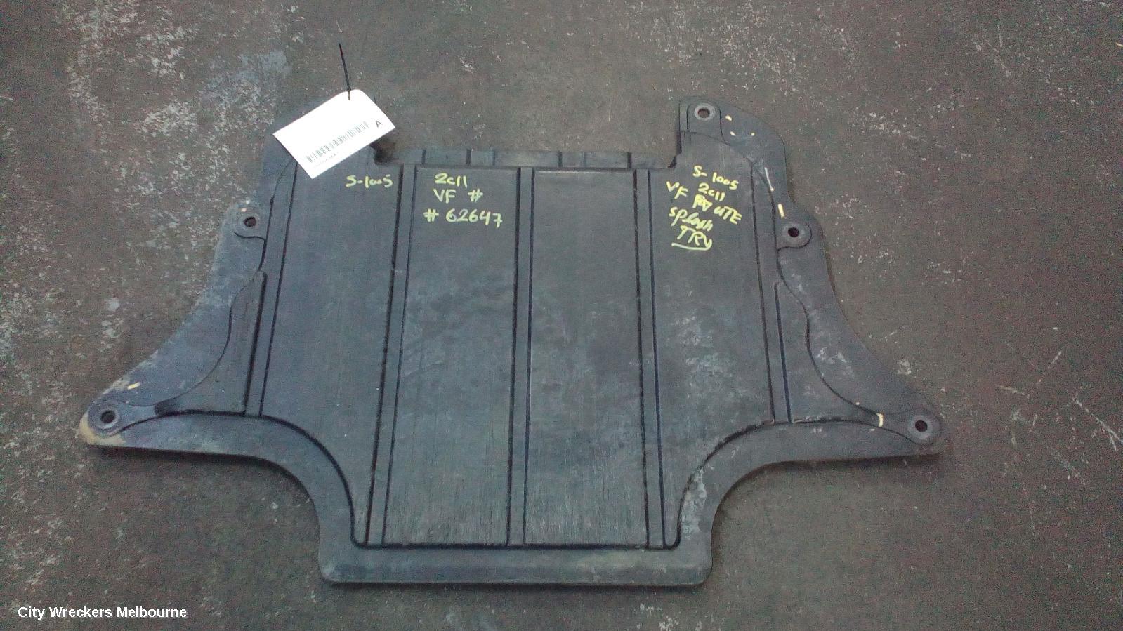 HOLDEN COMMODORE LOWER ENGINE SPLASH TRAY, VE, REAR ENGINE UNDERCOVER, 08/2006 - 05/2013