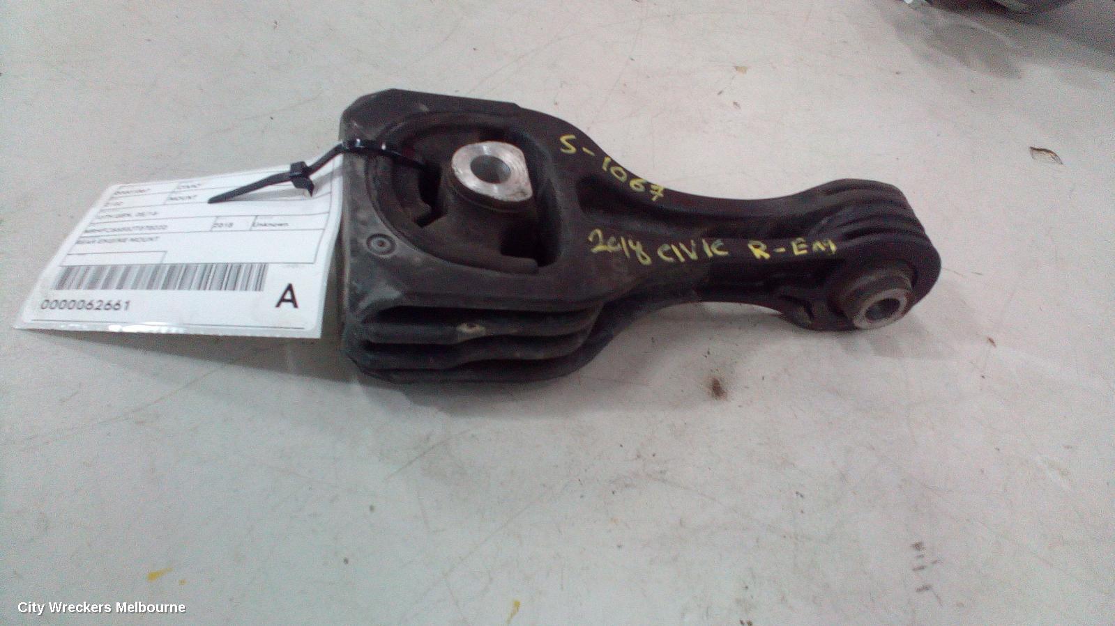 HONDA CIVIC MOUNT, 10TH GEN, 05/2016 - 08/2021