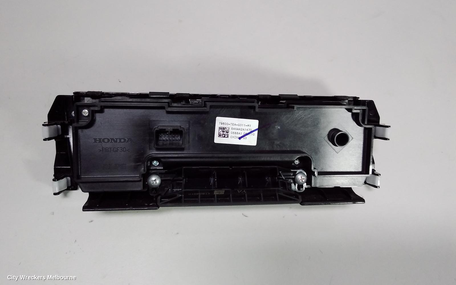 HONDA CIVIC HEATER/AC CONTROLS, 10TH GEN, CLIMATE CONTROL TYPE, 05/2016 - 03/2020