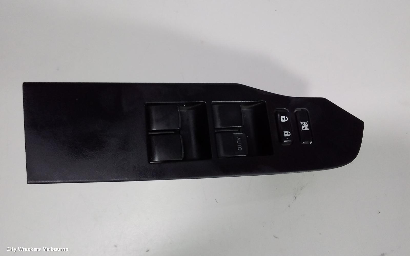 TOYOTA COROLLA PWR DR WIND SWITCH, RH FRONT (MASTER SWITCH), ZRE182R, HATCH, STANDARD, 03/2015 - 06/2018
