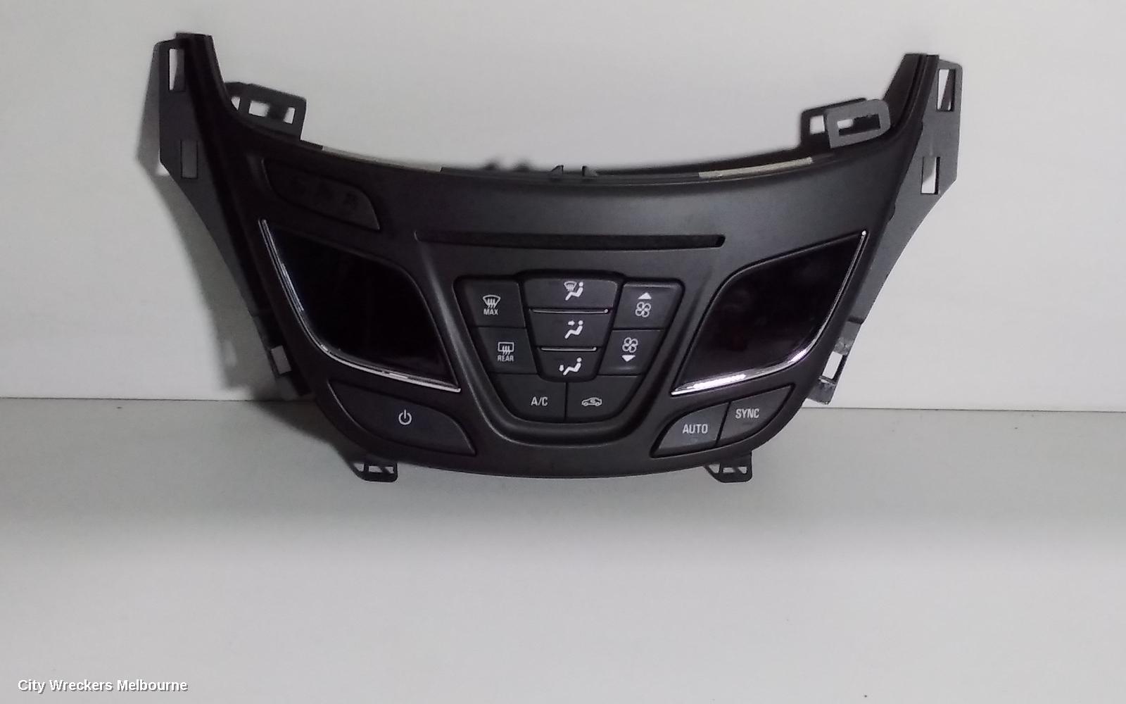 HOLDEN INSIGNIA HEATER/AC CONTROLS, GA, 02/2015 - 01/2017