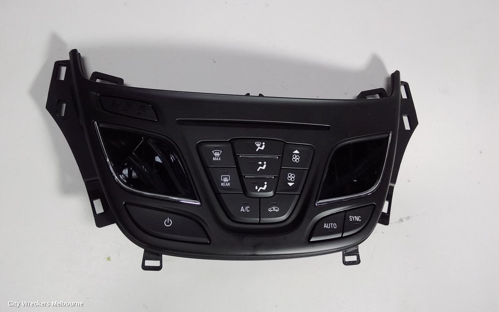 HOLDEN INSIGNIA HEATER/AC CONTROLS, GA, 02/2015 - 01/2017