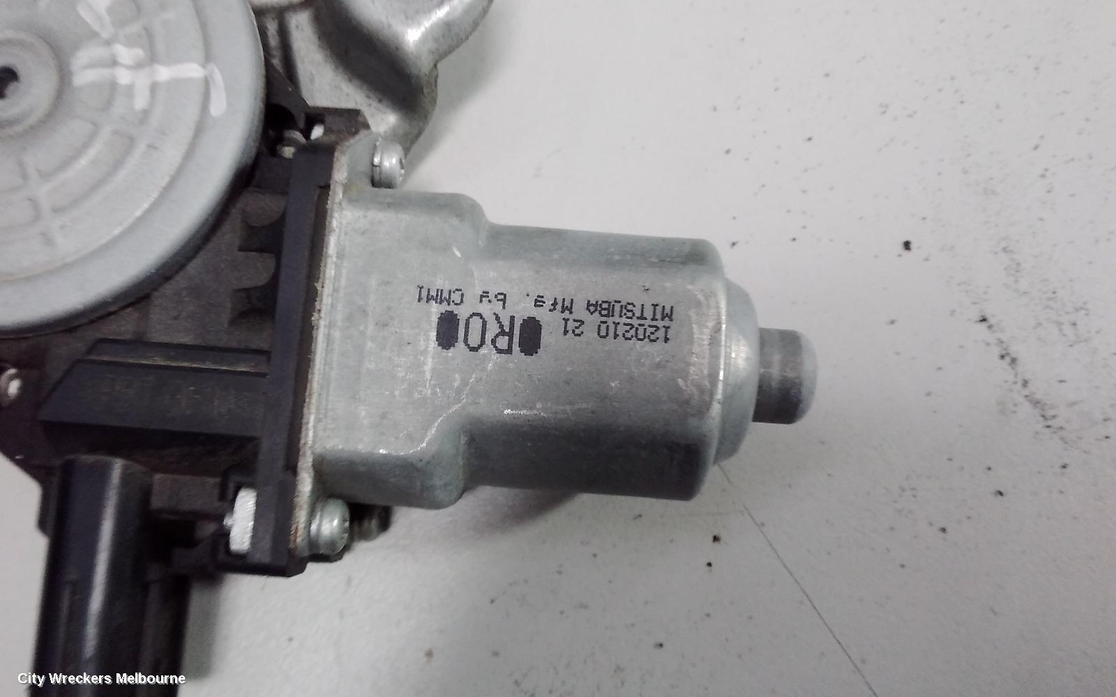 HONDA CIVIC LEFT FRONT WINDOW REG/MOTOR, 9TH GEN, HATCH (VIN SHHFK), 02/2012 - 04/2016