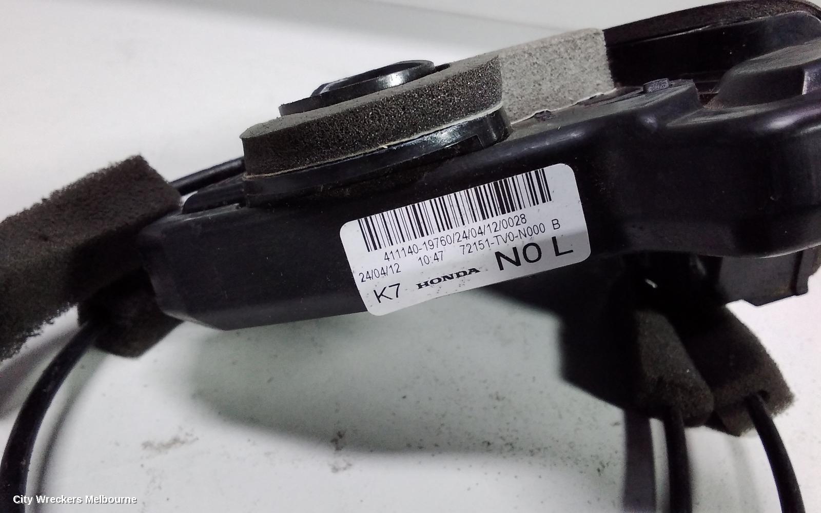 HONDA CIVIC DOOR/BOOT/GATE LOCK, LEFT FRONT DOOR LOCK, 9TH GEN, HATCH, 06/2012 - 04/2016