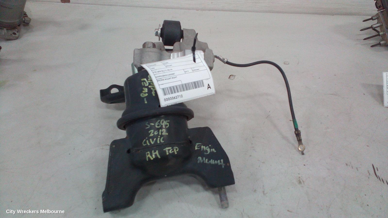 HONDA CIVIC MOUNT, 9TH GEN 02/2012 - 05/2016