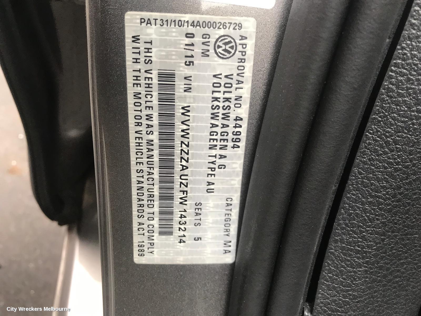 VOLKSWAGEN GOLF FAN, DUAL FAN ASSY, 1.4, PETROL, CHPA CODE, 320W/200W (BROSE), GEN 7, 03/2013 ONWARDS