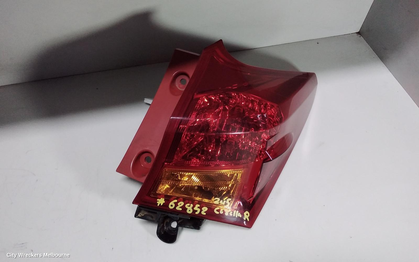 TOYOTA COROLLA RIGHT TAILLIGHT, ZRE182R/ZWE186R, HATCH, 08/2012 - 03/2015