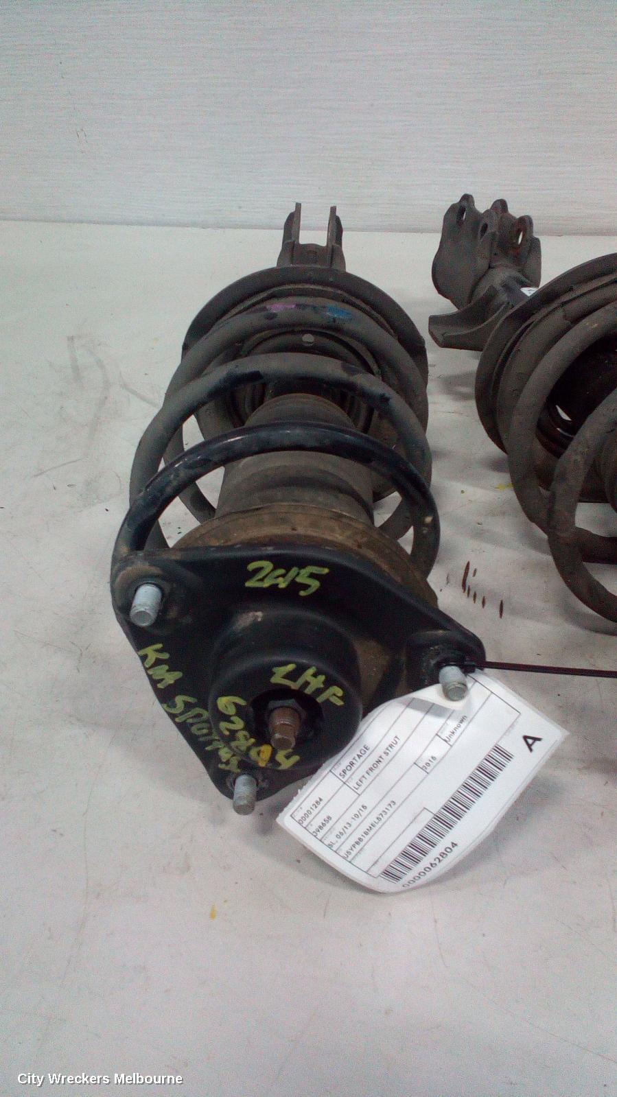 KIA SPORTAGE LEFT FRONT STRUT, SL, 06/2013 - 10/2015