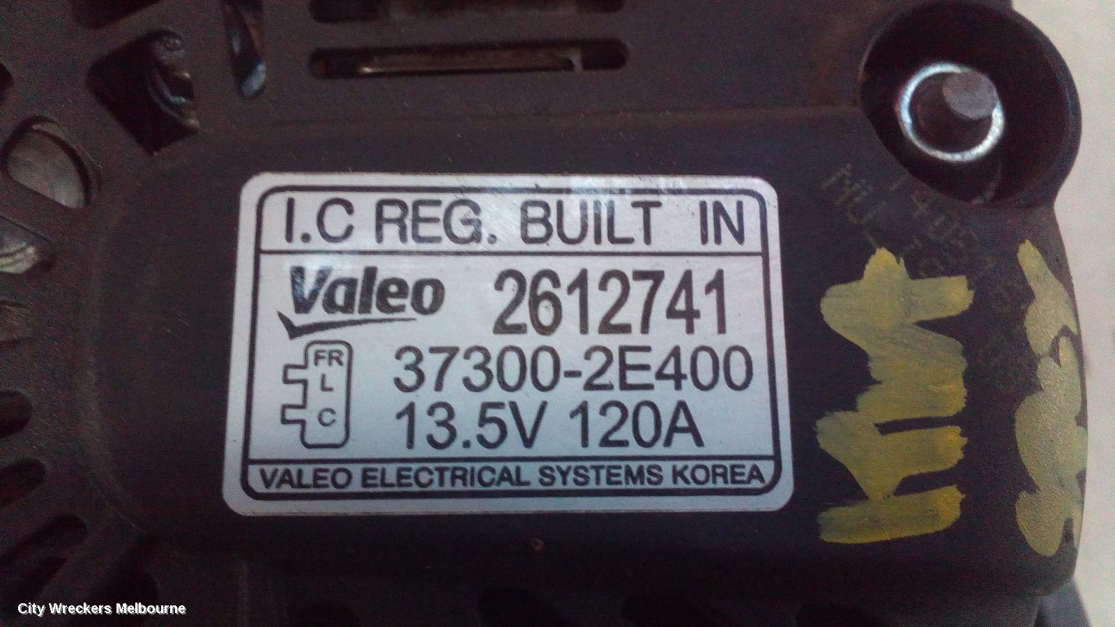 KIA SPORTAGE ALTERNATOR, PETROL, 2.0, G4NC, SL, 02/2014 - 10/2015