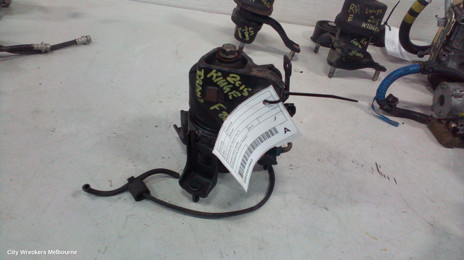 TOYOTA KLUGER MOUNT, ENGINE MOUNT, FRONT, PETROL, 3.5, 2GR-FE, GSU40-GSU45, 05/2007 - 02/2014