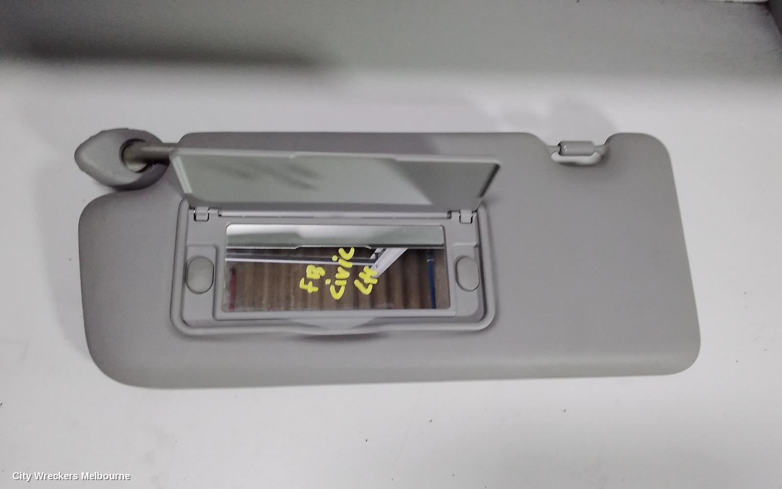 HONDA CIVIC SUNVISOR, 9TH GEN, LH SIDE, 02/2012 - 04/2016