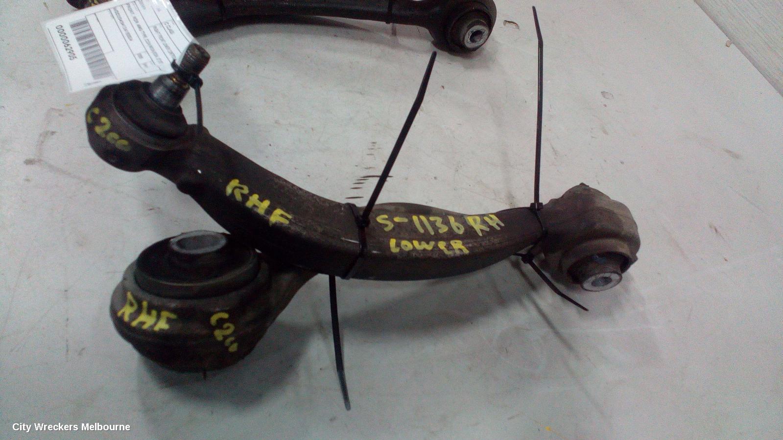 MERCEDES C CLASS RIGHT FRONT LOWER CONTROL ARM, FRONT, NON AMG TYPE, C204/W204/S204, 07/2007 ONWARDS