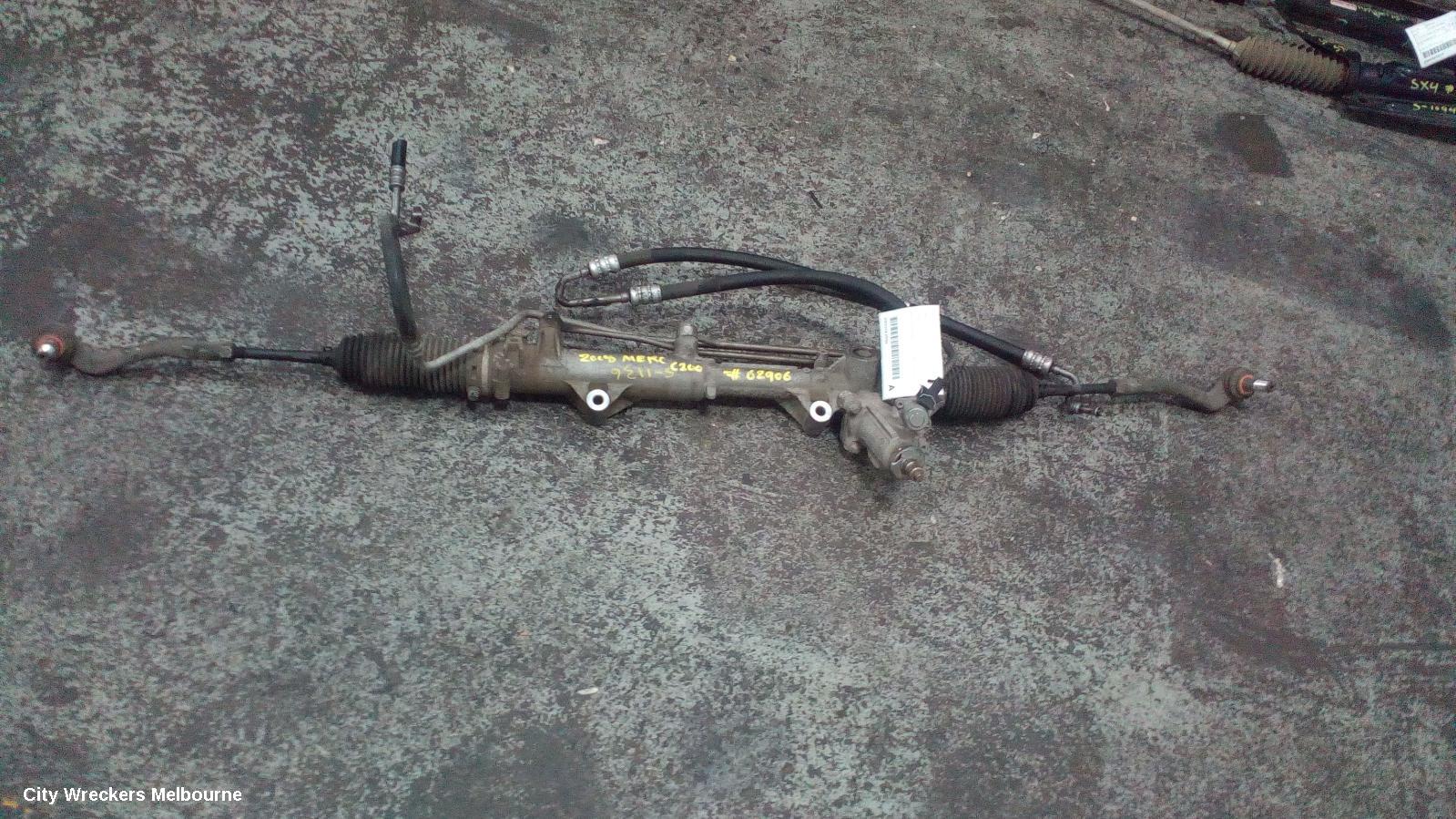 MERCEDES C CLASS STEERING BOX/RACK, W204/S204/C204, NON ELECTRIC, SPEED SENSITIVE TYPE, NON SPORT SUSPENSION, 07/2007 - 04/2011